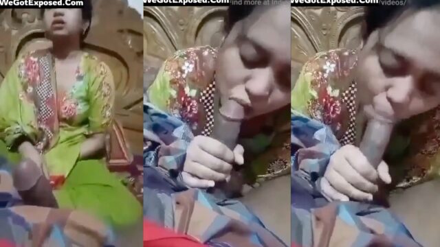 Hot bangla wife sloppy lund sucking blowjob mms video
