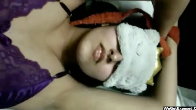 Hot GF request her BF to tie her to fuck in sex MMS Video