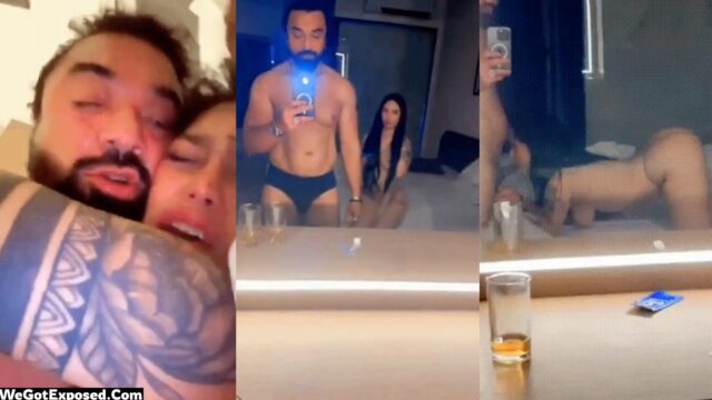 Ajaz Khan and russian hot girl trending viral Leaked video