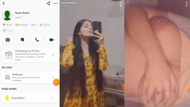 Pakistani Desi Girl Pressing Sexy Boobs, Snapchat Leaked Video