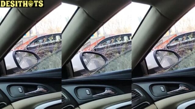 Sexy European Babe Having Sex Inside Car Publicly