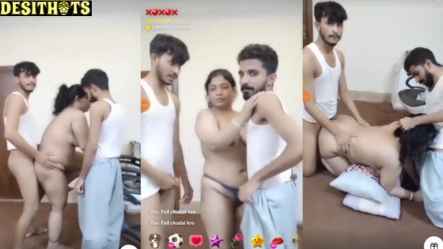 Pakistani Couple Live Threesome Fucking Stream